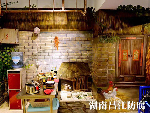 马路边边餐厅墙绘 (1)